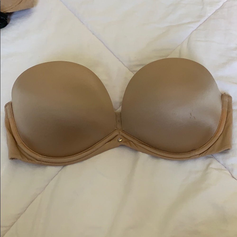 PINK Victoria’s Secret Strapless Bra w Rhinestone